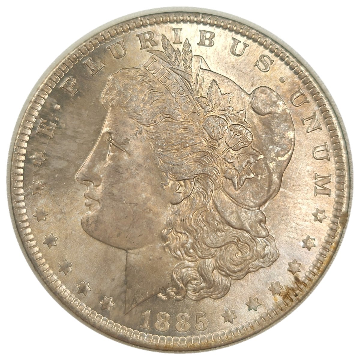 1885-$1-Morgan-Dollar-#14---Gold-Trade-#8-Of-17